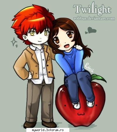 :x  appel :x edward & bella [anime]